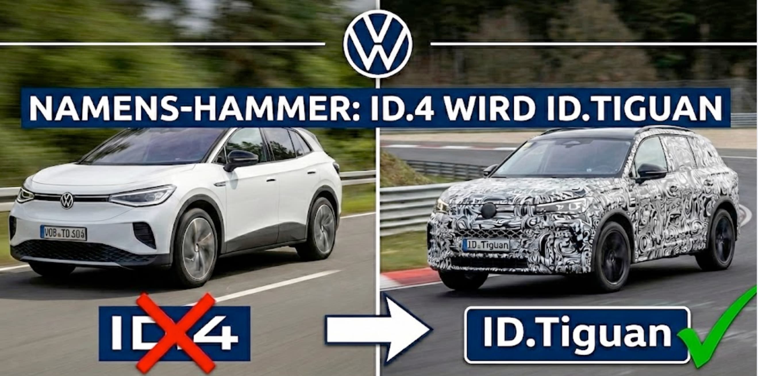 Namens-Hammer bei VW: Der ID.4 ist Geschichte – lang lebe der ID.Tiguan!