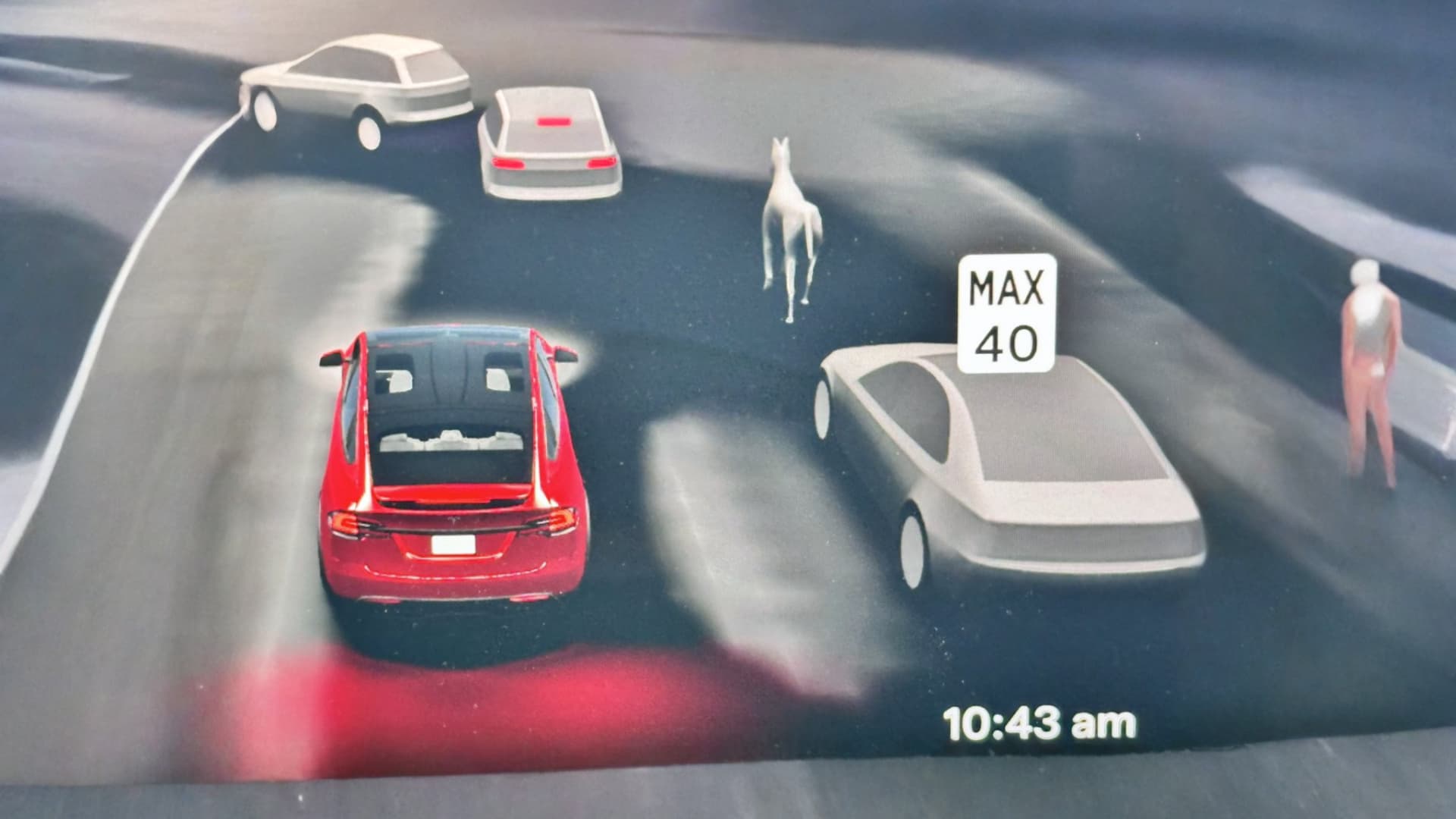 Tesla FSD erkennt jetzt Pferde: Mehr als nur eine Grafik