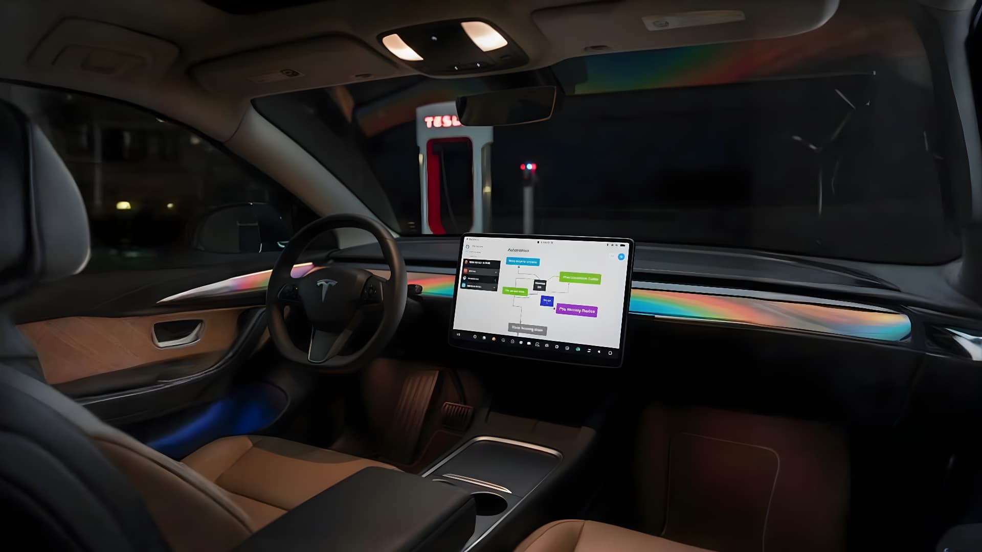 Tesla Update 2025.45.32.1: Automations, „Hey Tesla“ & Paint Shop