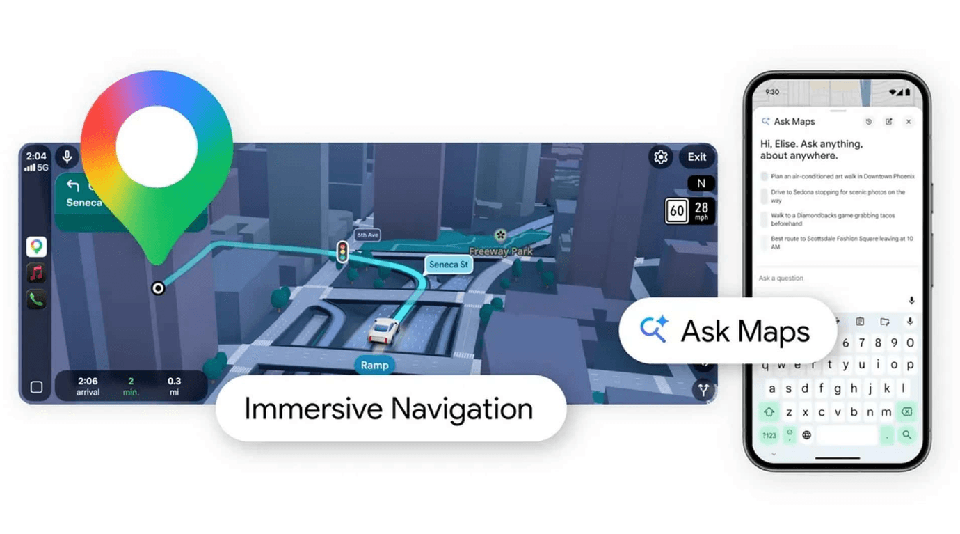 Google Maps Revolution: Immersive 3D-Navigation und Gemini-KI ziehen ein