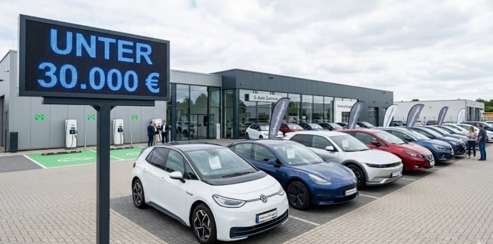 Elektro-Gebrauchtwagen: Preise fallen unter 30.000 Euro