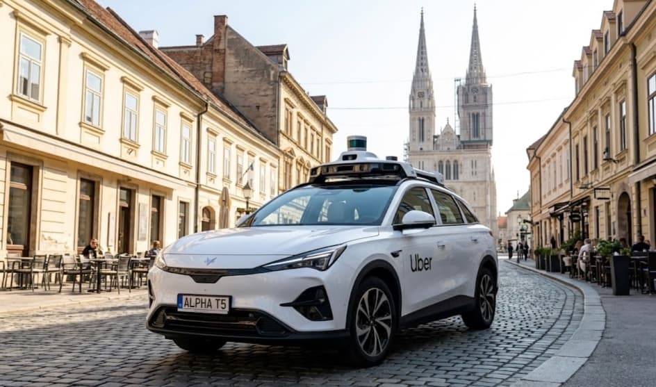 Rimac Verne & Uber: Europas erster Robotaxi-Dienst startet in Zagreb