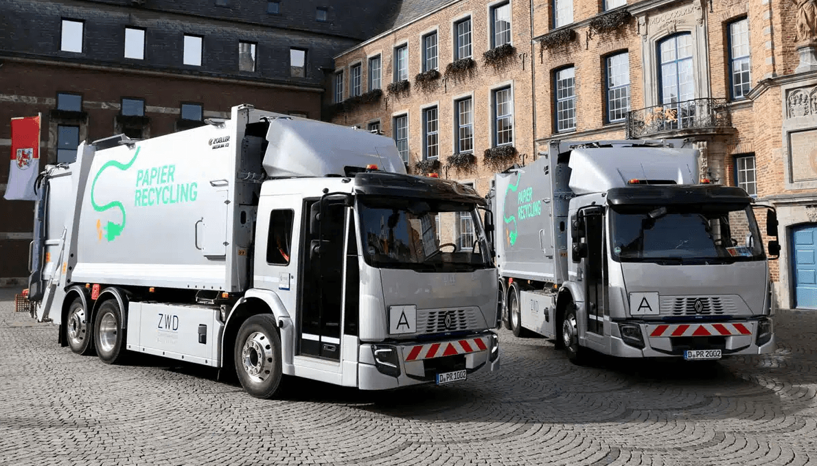 Elektro-Müllabfuhr: Renault Trucks elektrifiziert Düsseldorf