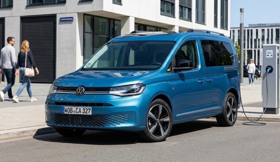 VW Caddy 2026: Facelift bringt 122 km Elektro-Reichweite