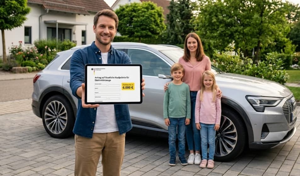 E-Auto-Kaufprämie 2026 bestätigt: Bis zu 6.000 Euro Förderung – auch für Hybride