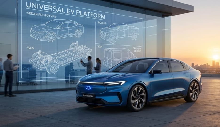 Ford plant Tesla-Jäger: Günstige E-Limousine und Universal-Plattform ab 2027