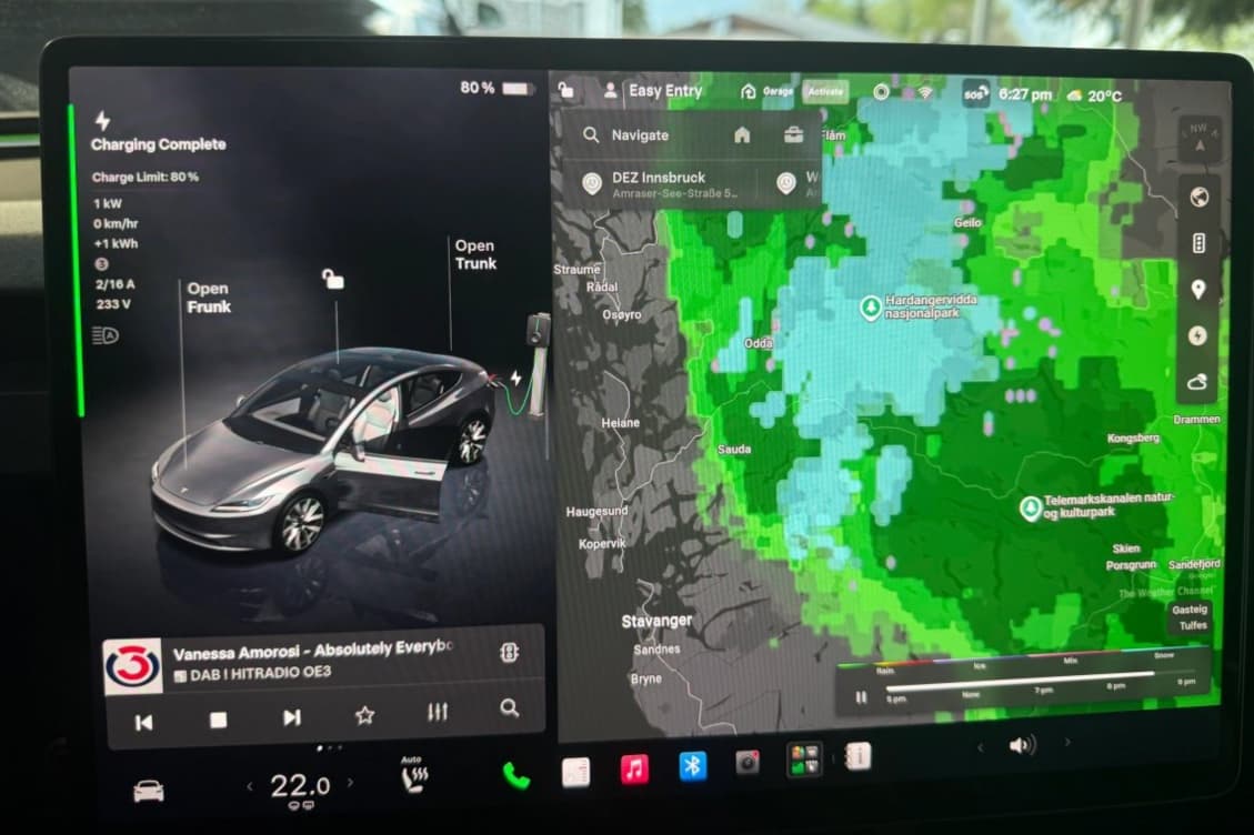 Tesla Update 2026.14: 24h-Dashcam, Regen-Radar & unlimitierte Trip-Meter
