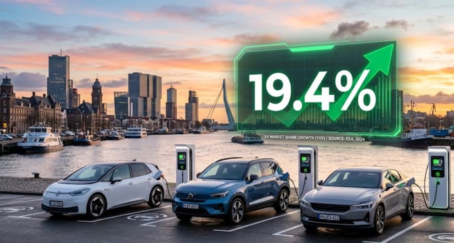 Elektroauto-Boom in der EU: 19,4% Marktanteil im ersten Quartal 2026