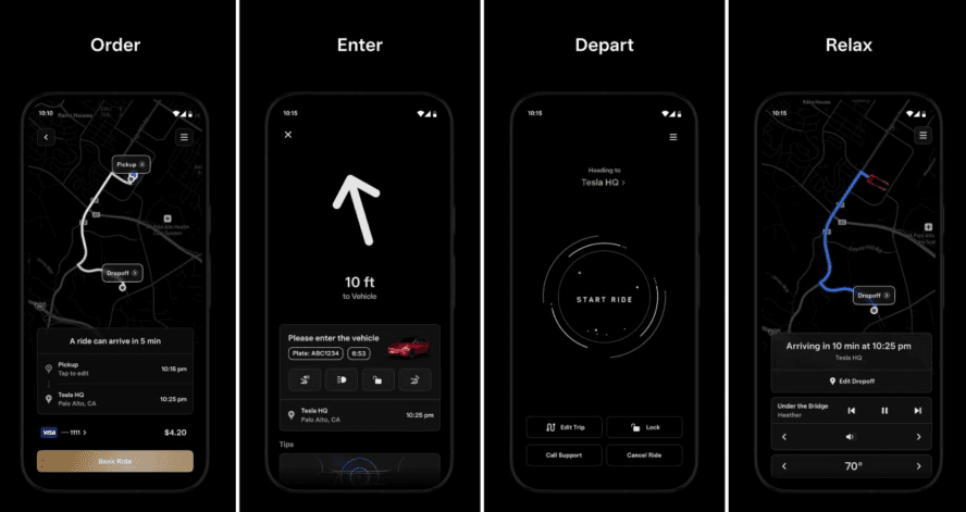 Tesla Robotaxi: Offizielle Android-App ab sofort verfügbar
