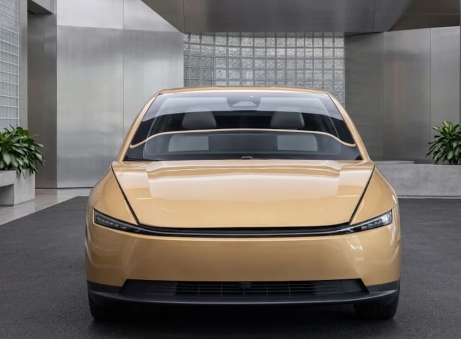 Tesla Cybercab: Patent zeigt lackfreie Hochglanz-Karosserie