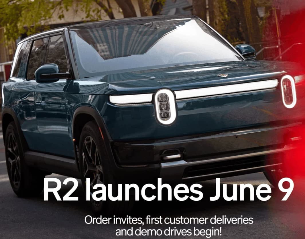 Rivian R2: Verkaufsstart und Auslieferung am 9. Juni fix