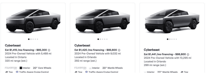 Tesla verkauft gebrauchte Cybertrucks – mit Software-Haken