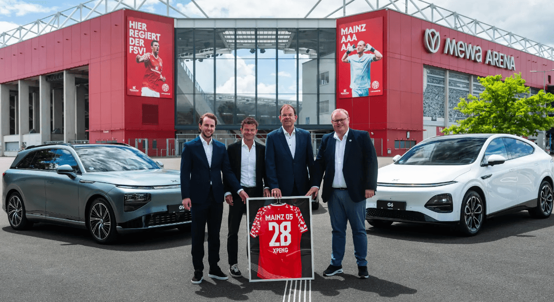 Xpeng wird Premium-Mobilitätspartner von Mainz 05