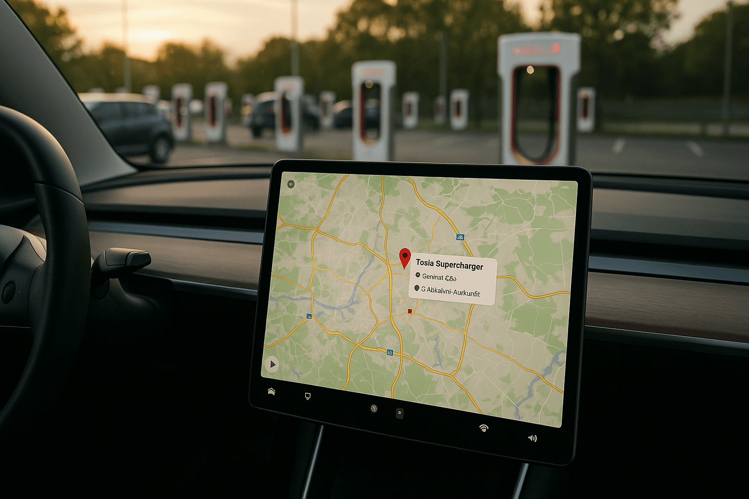 Tesla Supercharger: Prognose zur Auslastung jetzt in Google Maps