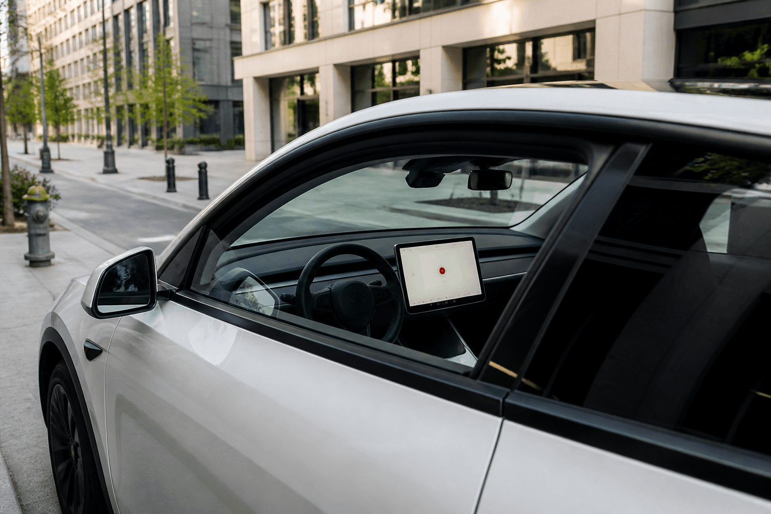 Tesla Robotaxi: Neue Aufnahmefunktion auf dem Screen gesichtet