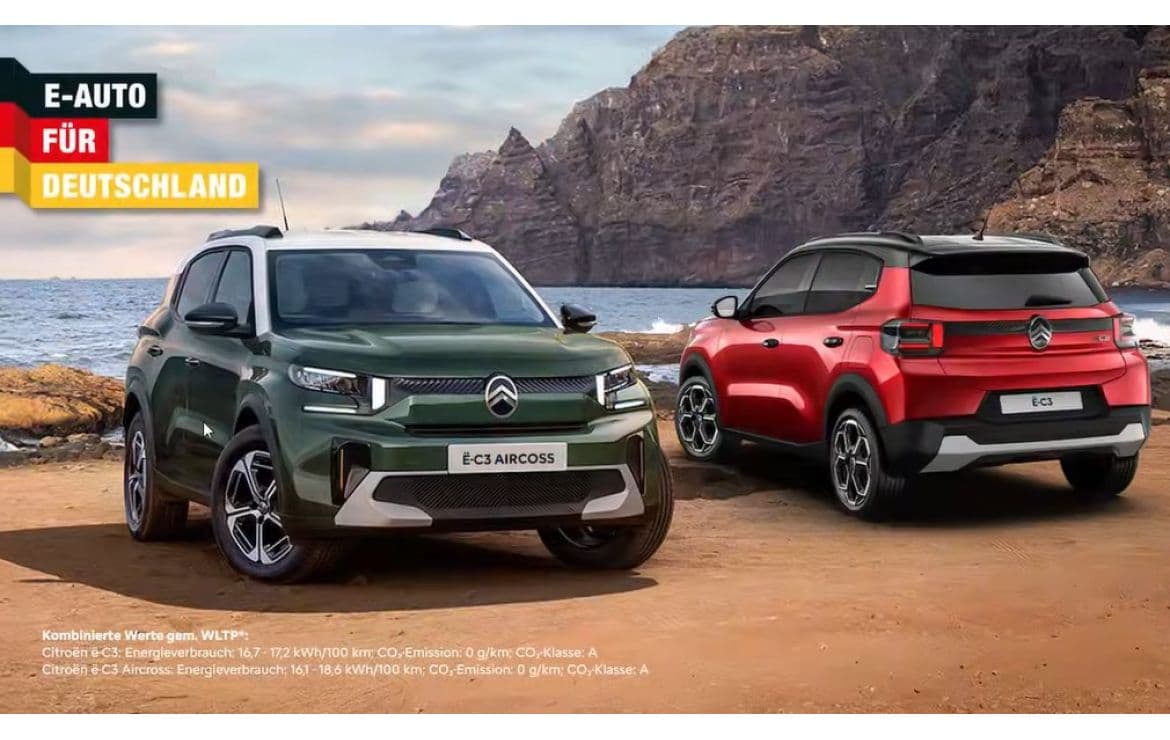 Citroën verdoppelt staatliche E-Auto-Prämie 2026: ë-C3 ab unglaublichen 7.990 Euro