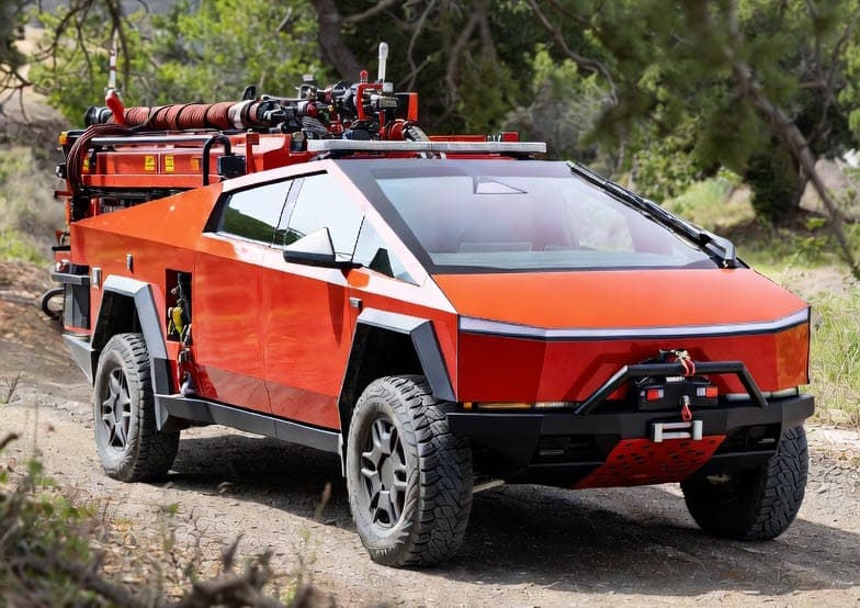 Erster Feuerwehr-Cybertruck: Florida setzt auf Tesla für Waldbrände