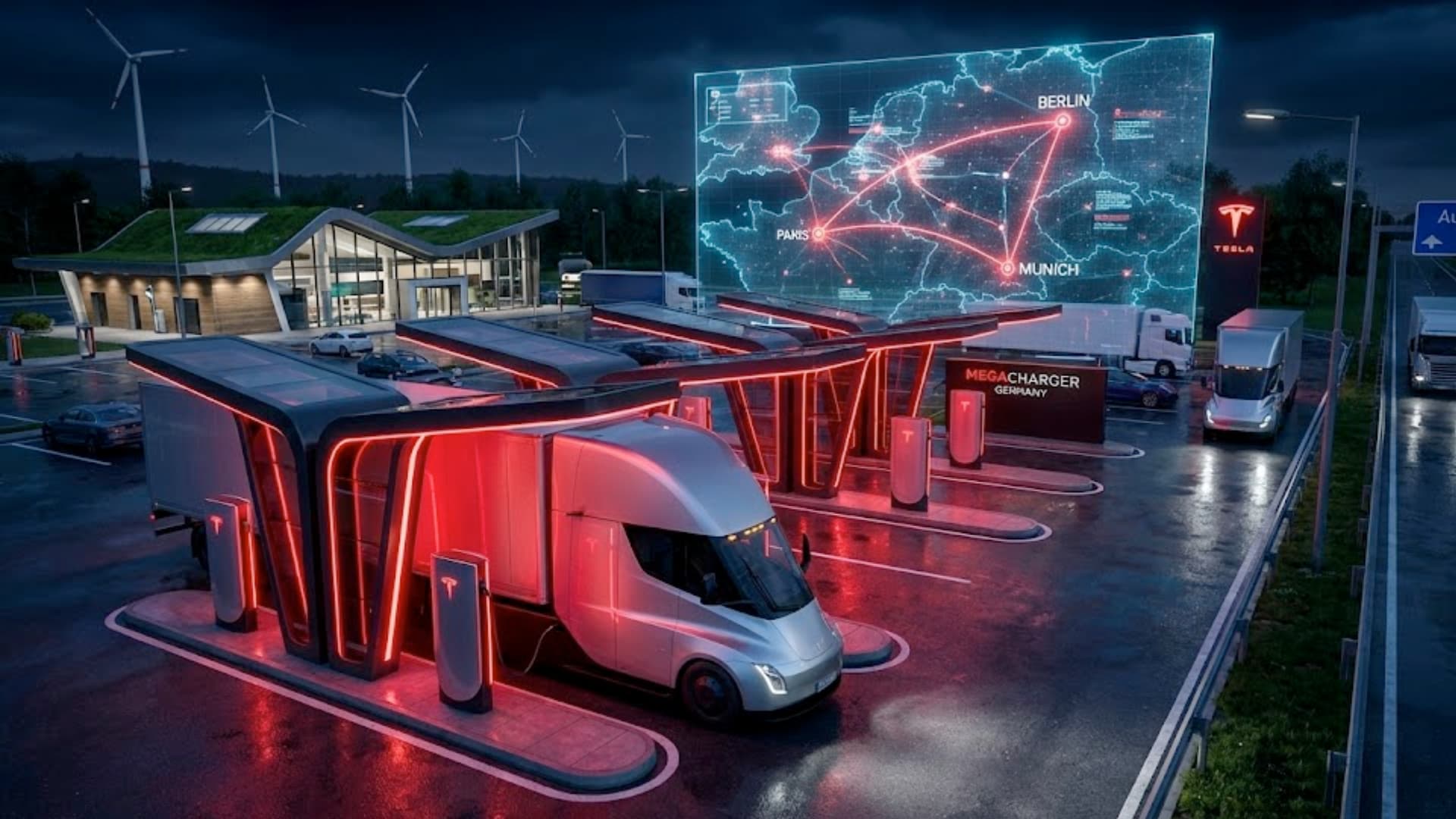 Tesla Megacharger: Europa-Expansion & 64 neue US-Standorte geleakt