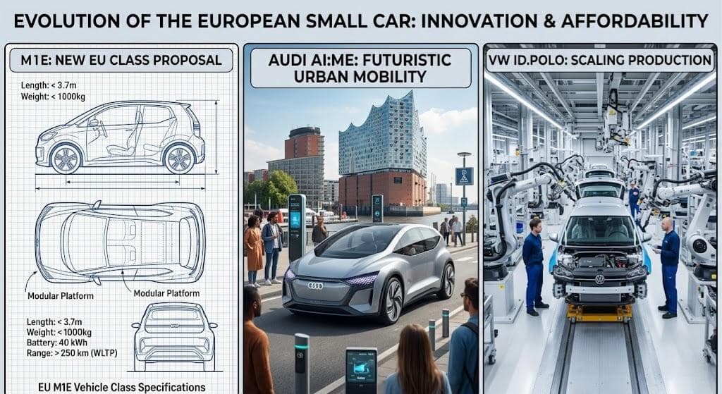 Klasse M1E: Audi und Skoda planen Einstieg bei günstigen E-Kleinwagen