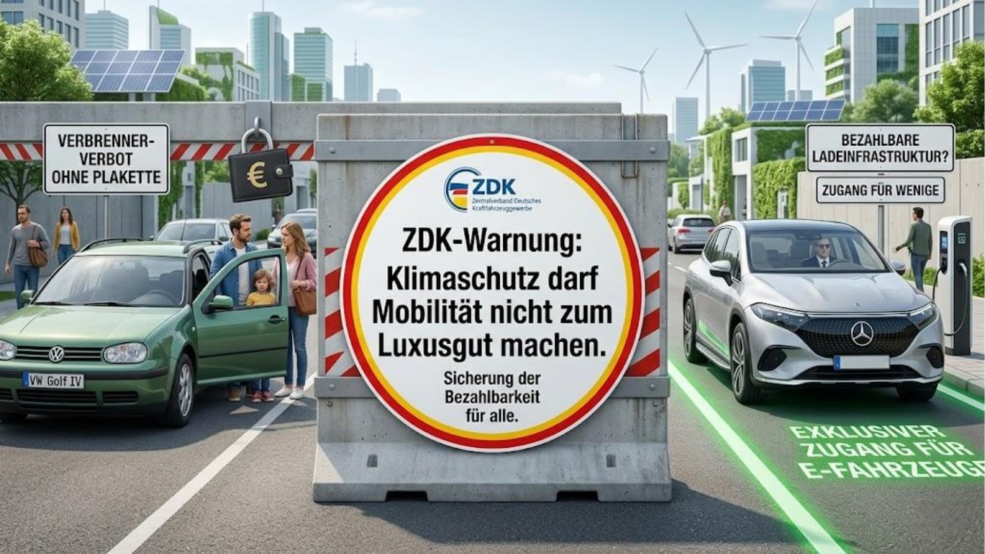 ZDK-Warnung: Klimaschutz darf Mobilität nicht zum Luxusgut machen