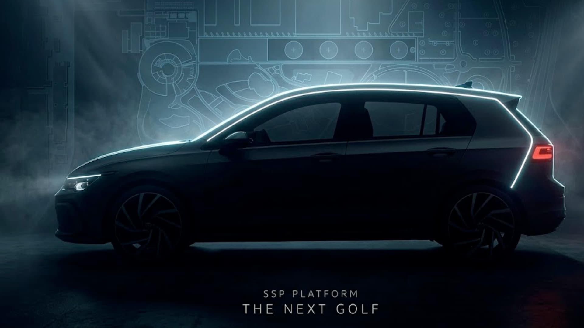 VW Golf 9 (2028): Erster Teaser zeigt die elektrische Zukunft aus Wolfsburg