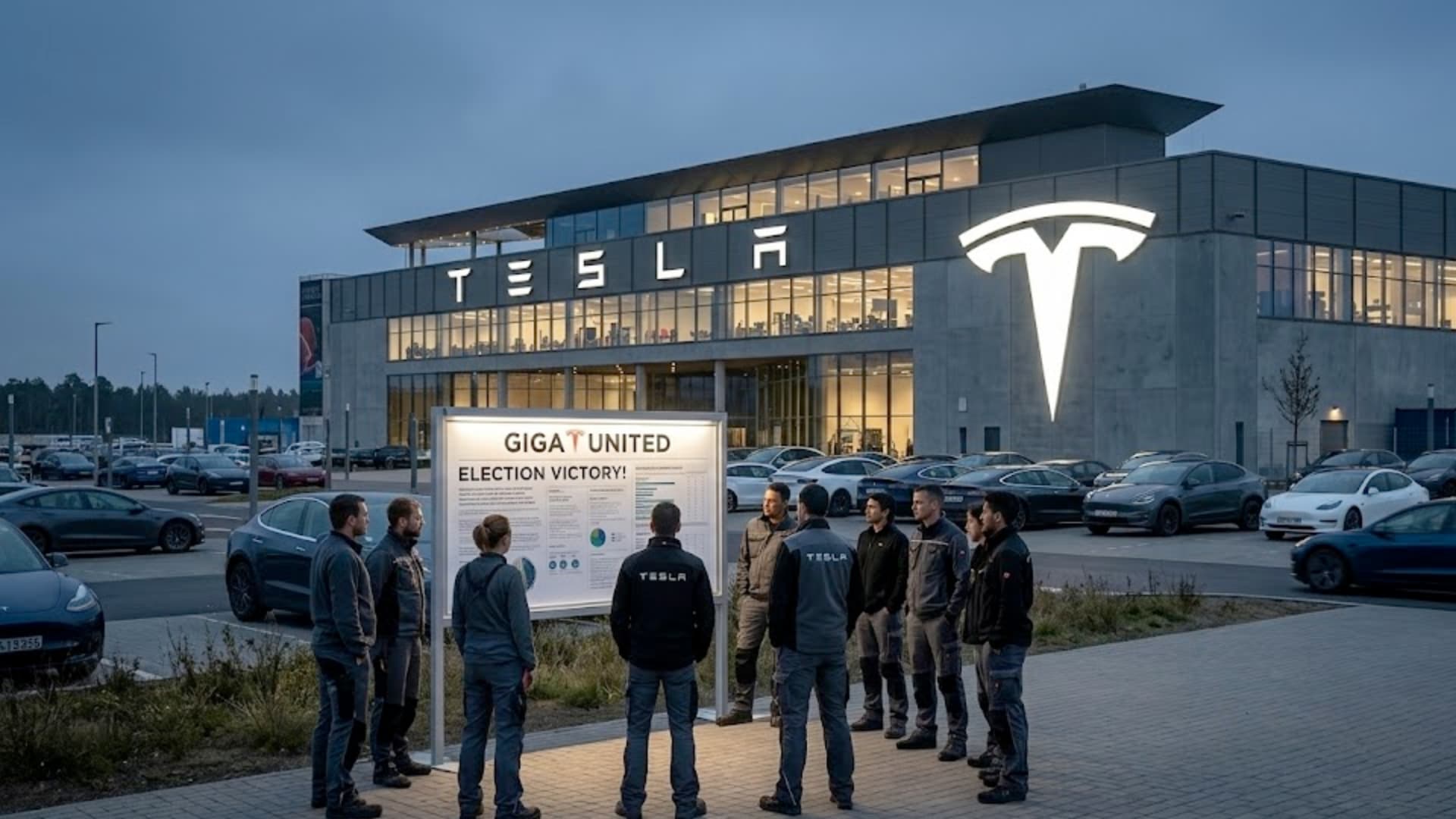 Schlappe für IG Metall: Tesla-Belegschaft in Grünheide wählt „Giga United“