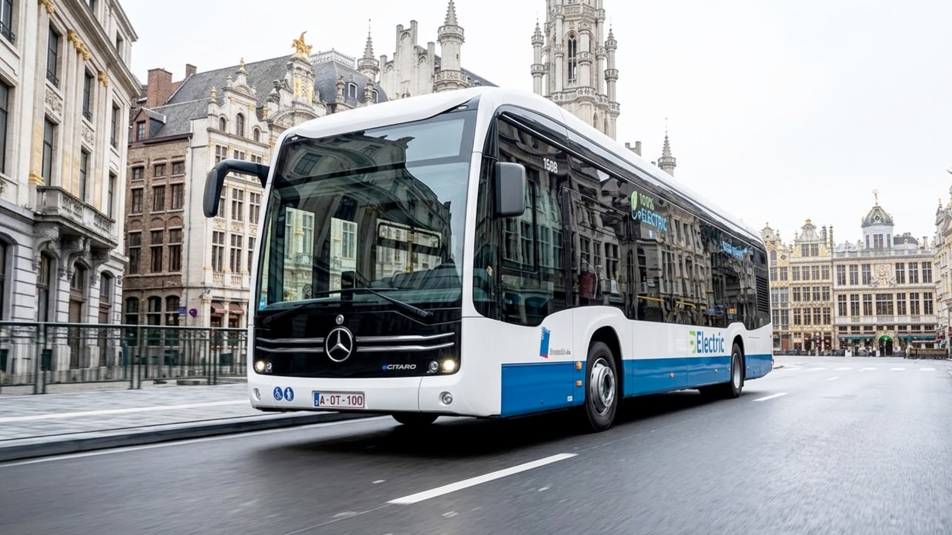 Elektro-Offensive in Brüssel: 50 Mercedes eCitaro für die MIVB