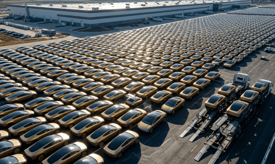 Tesla Cybercab: Großflotte an der Giga Texas gesichtet – Serienstart steht bevor