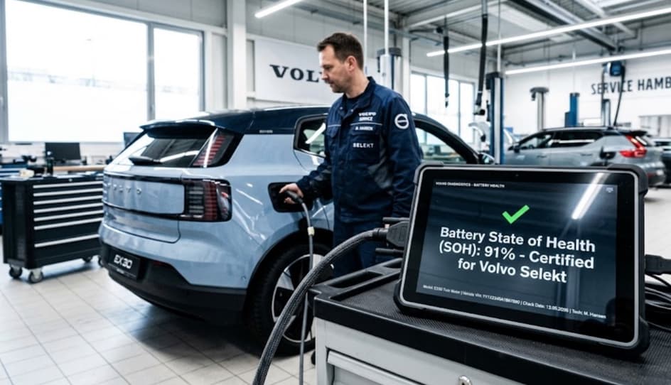 Volvo gibt E-Gebrauchtwagen bis zu 11 Jahre Garantie