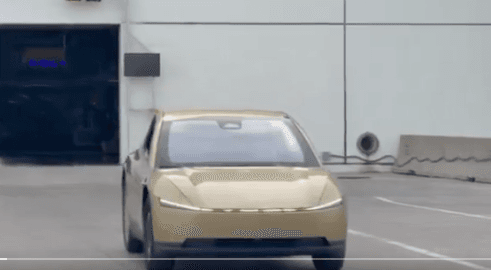 Tesla Cybercab: Elon Musk zeigt autonome Fahrt aus der Fabrik