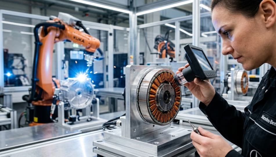 Mercedes Axial-Fluss-Motor: Großserie startet in Berlin