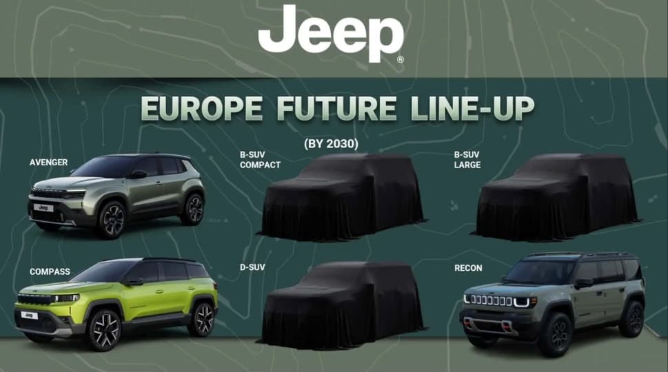 Jeep plant neue Elektro-SUVs: Zwei B-SUVs und ein D-SUV