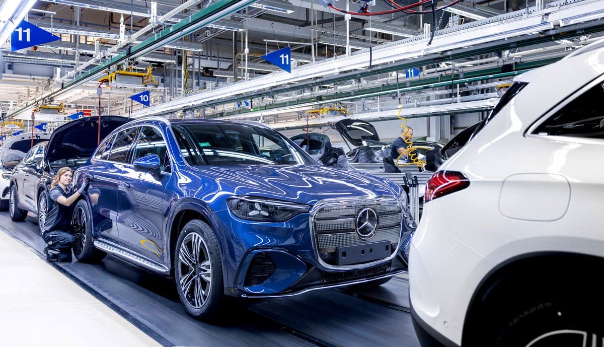 Mercedes Elektro-GLC: Produktion stockt wegen Batterien