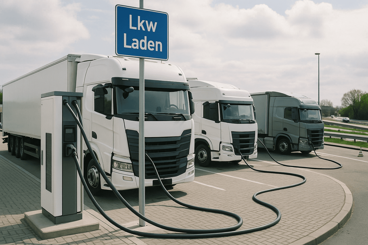 E-Lkw-Ladenetz: 195 Ladepunkte an Autobahnen kommen