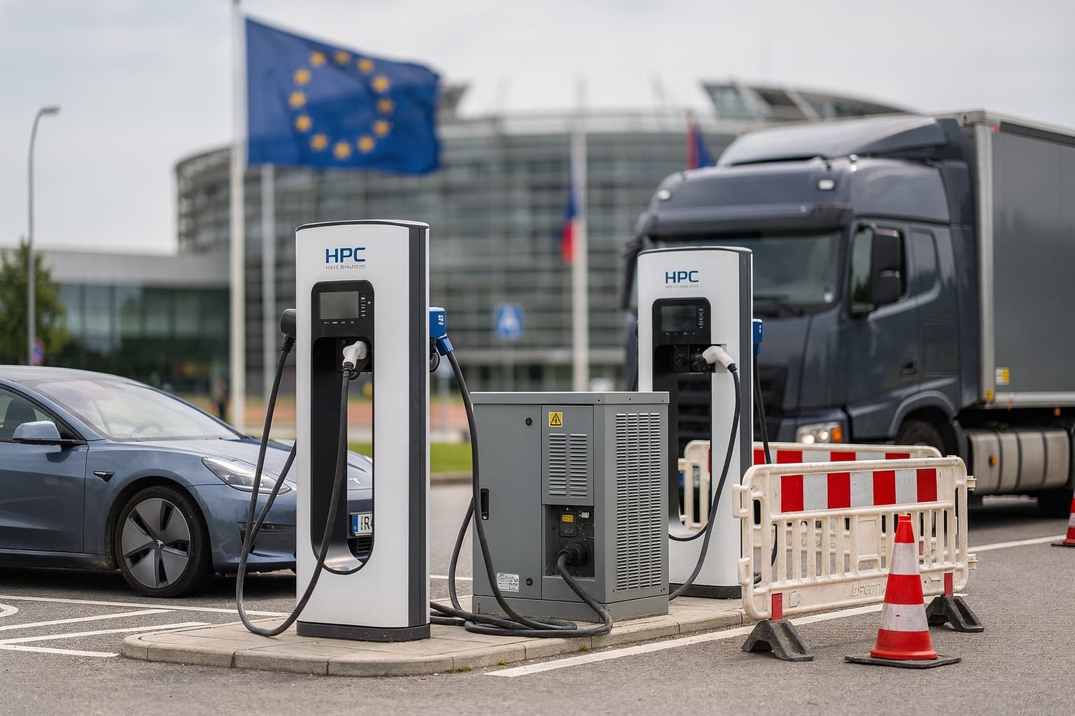 EU-Parlament: Schnelllader-Ausbau soll deutlich schneller gehen