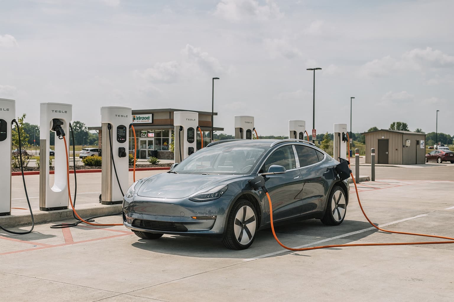 USA bauen weniger Schnelllade-Stationen in Q2, trotzdem wächst das Netz weiter und Tesla fällt unter 50% Marktanteil