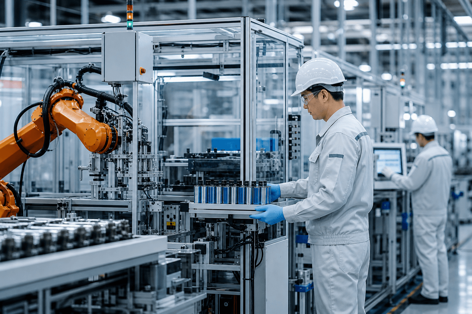 LGES baut neue Rundzellen-Linien in Nanjing, weil Teslas Model Y mehr Batterien zieht