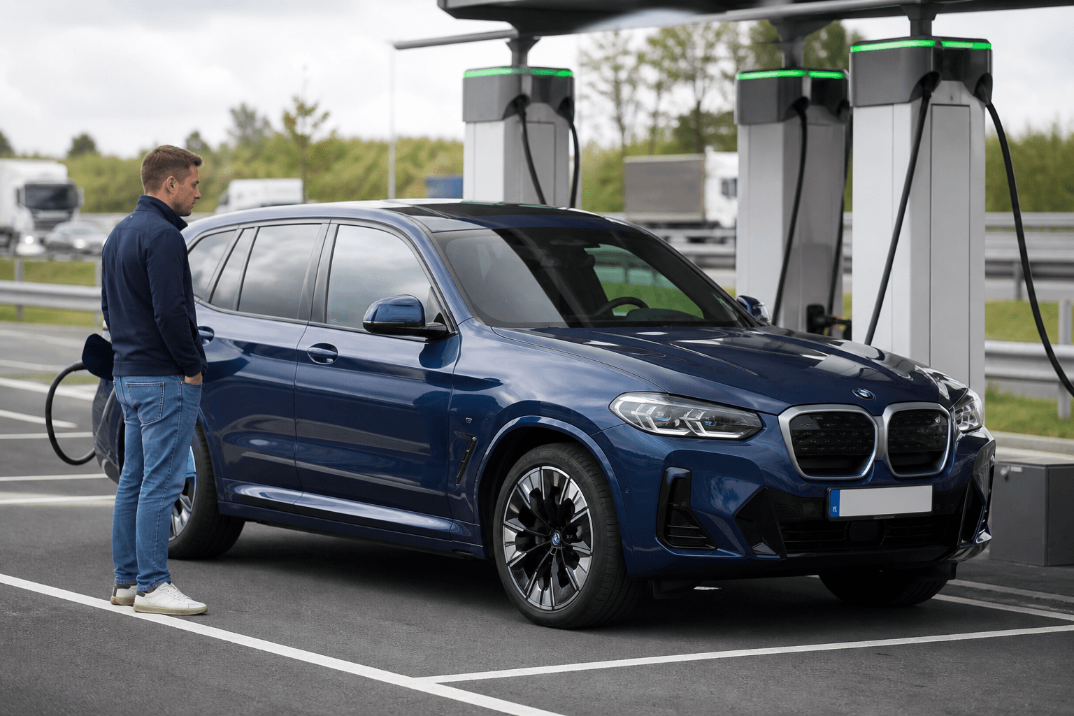 BMW iX3 (2027) im 15-Minuten-Ladecheck: 10 auf 65% und 238 km Autobahn bis zurück auf 10%