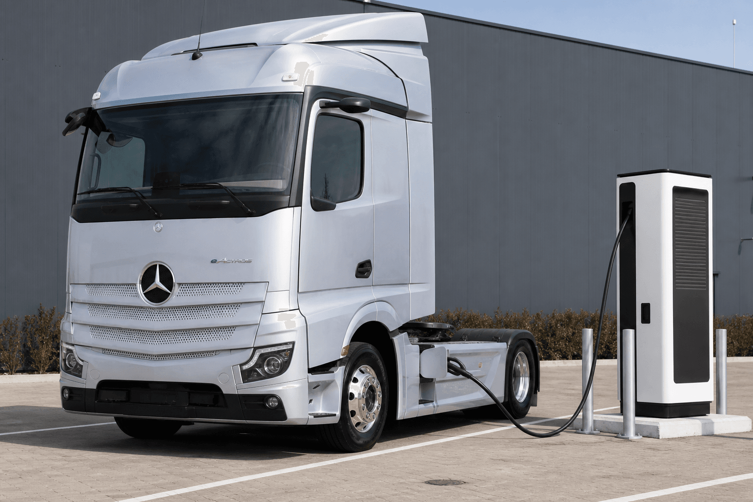 Mercedes eActros 400: Drei E-Lkw für Kölns Asche-Transporte
