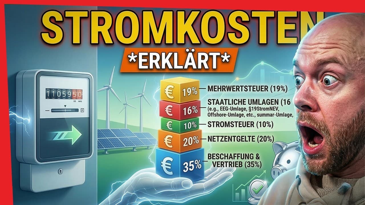 Die Strompreis-Falle: Wofür wir WIRKLICH zahlen (+ Meine Spartipps)