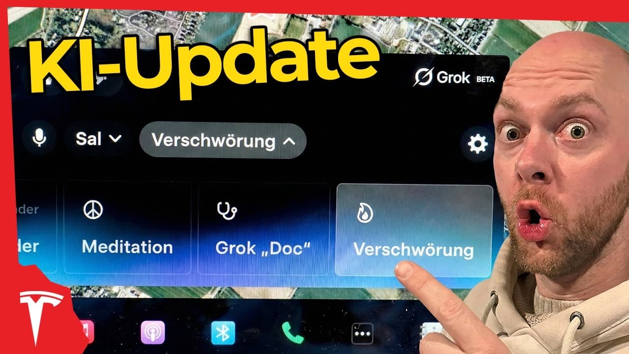 MEGA-Update bei Tesla: KI-Sprachassistent (Grok) ab sofort verfügbar für Routenplanung und Fragen