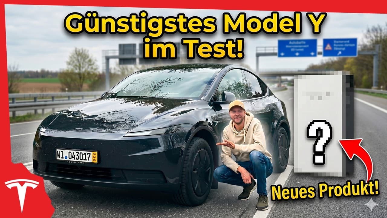 Tesla Model Y im Giga Berlin Langstrecken-Test: Krasse Ladegeschwindigkeit & ein neues Produkt!