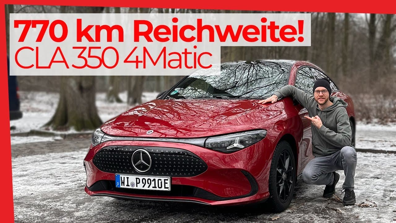 Warum ich den NEUEN Mercedes CLA 350 für 60.000€ kaufen würde! 770 km Reichweite und schnelles Laden